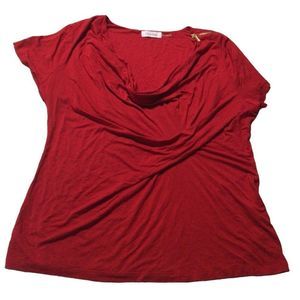 Calvin Klein Rayon top size large